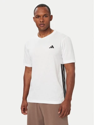 adidas Koszulka techniczna Workout Essentials FEELREADY 3-Stripes KD0606 Biały Regular Fit