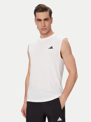 adidas Koszulka techniczna Workout Essentials Feelready KD5424 Biały Regular Fit