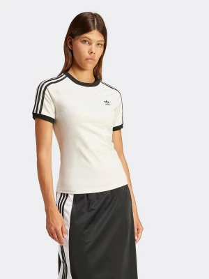 adidas Koszulka w kolorze kremowo-czarnym rozmiar: L