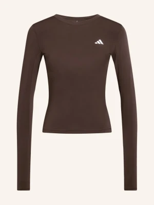 Adidas Koszulka Z Długim Rękawem Power Essentials braun CIEMNOBRĄZOWY