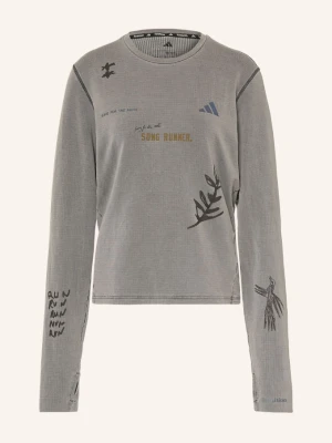 Adidas Koszulka Z Długim Rękawem schwarz SZARY