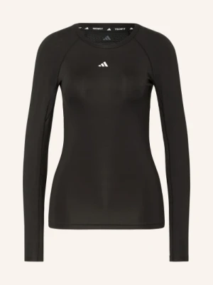 Adidas Koszulka Z Długim Rękawem Techfit schwarz
