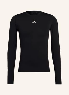 Adidas Koszulka Z Długim Rękawem Techfit Z Siateczką schwarz