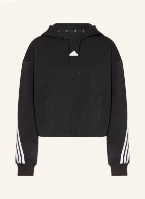 Adidas Krótka Bluza Z Kapturem schwarz