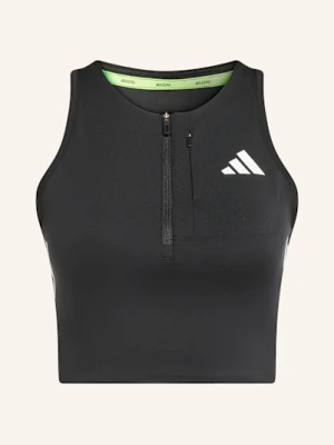 Adidas Krótki Top Adizero Running Gel Pocket schwarz