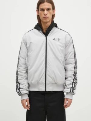 adidas kurtka bomber dwustronna Juventus x NASA Jacket męska kolor czarny przejściowa oversize JE3130