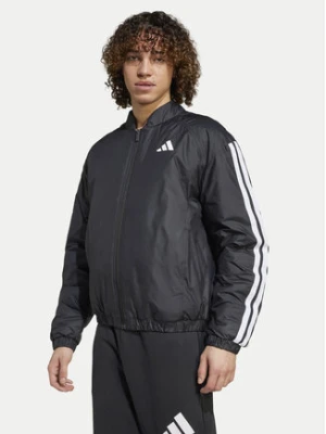 adidas Kurtka bomber Essentials 3-Stripes JD1294 Czarny Loose Fit