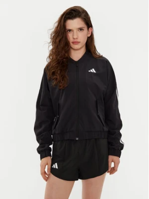 adidas Kurtka bomber Essentials 3-Stripes JD5317 Czarny Loose Fit