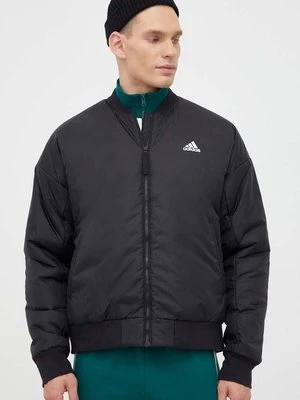 adidas kurtka bomber męski kolor czarny przejściowa IK0526