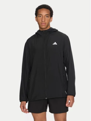 adidas Kurtka do biegania Run It IL7230 Czarny Regular Fit