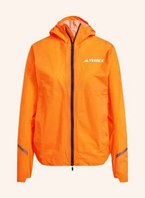 Adidas Kurtka Do Biegania Terrex Xperior 2.5l Light Rain.Rdy orange