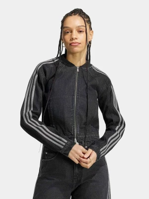 adidas Kurtka dżinsowa w kolorze czarnym rozmiar: S