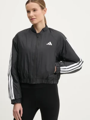 adidas kurtka Essential damska kolor czarny przejściowa JD1296