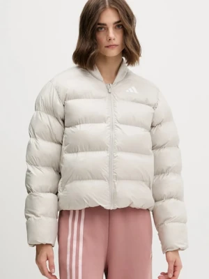 adidas kurtka Essentials kolor beżowy zimowa JX7826