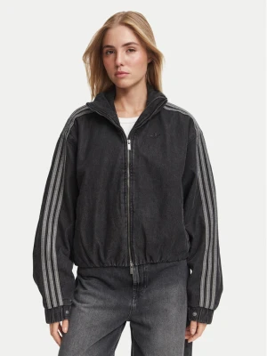adidas Kurtka jeansowa Firebird Jacket KT4233 Czarny Regular Fit