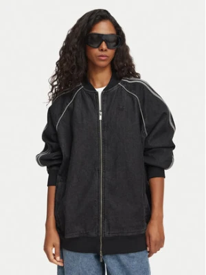adidas Kurtka jeansowa Sst KQ6471 Czarny Oversize