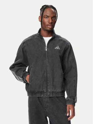 adidas Kurtka jeansowa Stadium KV8344 Czarny Loose Fit