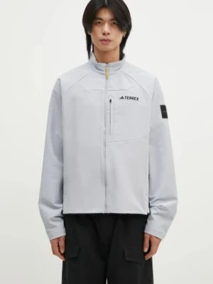 adidas kurtka National Geographic Softshell Jacket męska kolor niebieski przejściowa IX7919