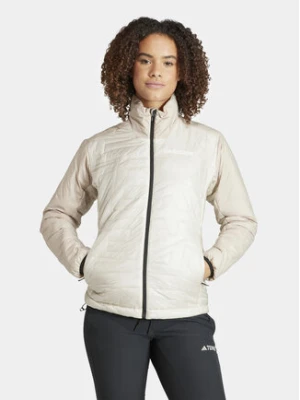 adidas Kurtka outdoor IB4179 Beżowy Regular Fit