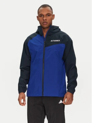 adidas Kurtka outdoor Terrex Multi 2L RAIN.RDY JD8353 Niebieski Regular Fit