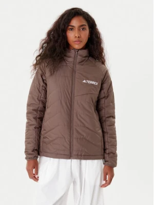 adidas Kurtka outdoor Terrex Multi JN0812 Brązowy Regular Fit