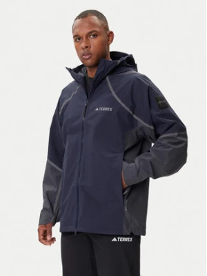 adidas Kurtka przeciwdeszczowa Nat Geo Climaproof KC2343 Granatowy Loose Fit