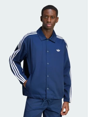 adidas Kurtka przejściowa 3 Stripes Coaches Jacket KE4174 Granatowy Regular Fit