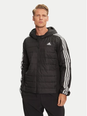 adidas Kurtka przejściowa Essentials 3-Stripes Hybrid IN7195 Czarny Regular Fit