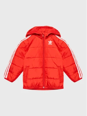 adidas Kurtka puchowa adicolor HK7452 Czerwony Regular Fit