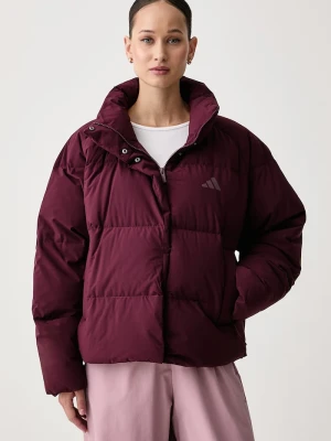 adidas kurtka puchowa damska bordowy
