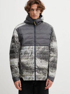 adidas kurtka puchowa dwustronna National Geographic Coldrdy Jacket męska kolor szary zimowa oversize IX7952