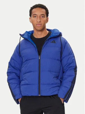 adidas Kurtka puchowa Essentials Climawarm 3-Stripes JW9099 Niebieski Regular Fit