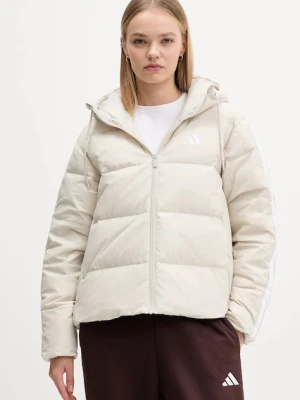 adidas kurtka puchowa Essentials Climawarm kolor beżowy zimowa JM4107