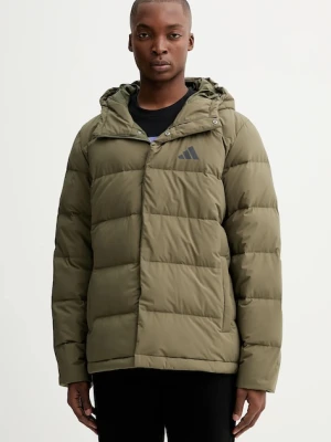 adidas kurtka puchowa Helionic kolor zielony zimowa JX0580