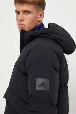 adidas kurtka puchowa męska kolor czarny zimowa