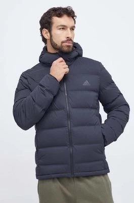 adidas kurtka puchowa męska kolor czarny zimowa IK3174