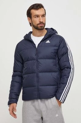 adidas kurtka puchowa Essentials męska kolor granatowy zimowa IK3213