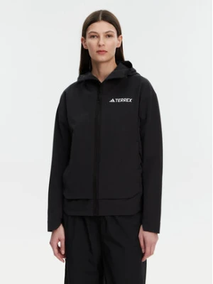 adidas Kurtka softshell Terrex Multi IX1487 Czarny Regular Fit