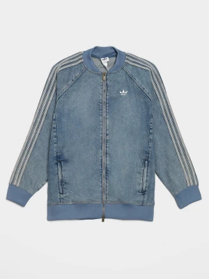 adidas Kurtka Sst Oversize Denim niebieski