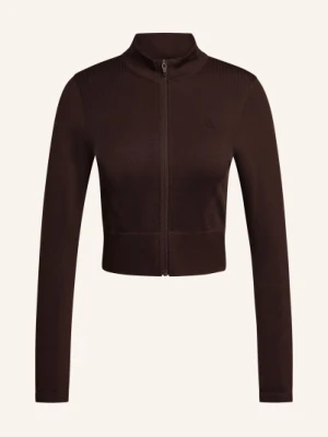 Adidas Kurtka Treningowa We Knit braun