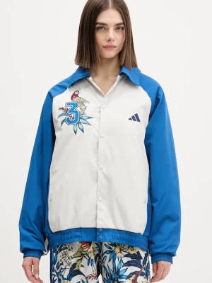 adidas kurtka x Farm Rio niebieski