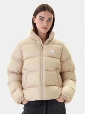 adidas Kurtka zimowa adicolor JX2947 Beżowy Regular Fit