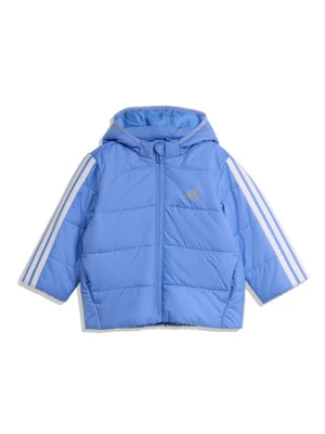 adidas Kurtka zimowa Essentials 3-Stripes JL7464 Niebieski Regular Fit