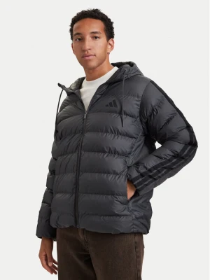 adidas Kurtka zimowa Essentials Climawarm 3-Stripes KE0253 Szary ciemny Regular Fit