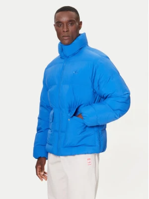 adidas Kurtka zimowa JX4088 Niebieski Slim Fit