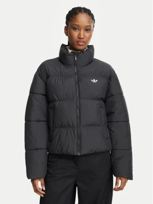 adidas Kurtka zimowa Short Padded Jacket KT4241 Czarny Regular Fit