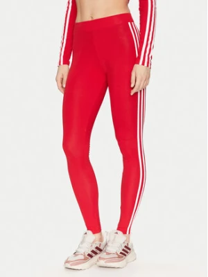 adidas Legginsy Adicolor Classics 3-Stripes Leggings IB7382 Czerwony