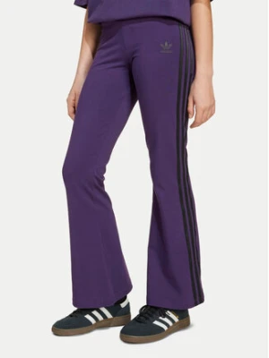 adidas Legginsy adicolor JV8618 Fioletowy Slim Fit