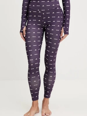adidas legginsy adidas x Moon Boot damskie kolor fioletowy wzorzyste JM1102