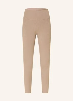 Adidas Legginsy All Me Rib 7/8 Leggings braun